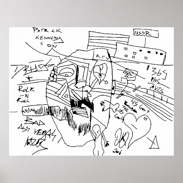 DRUGS AND ROCK N ROLL POSTER (Front)