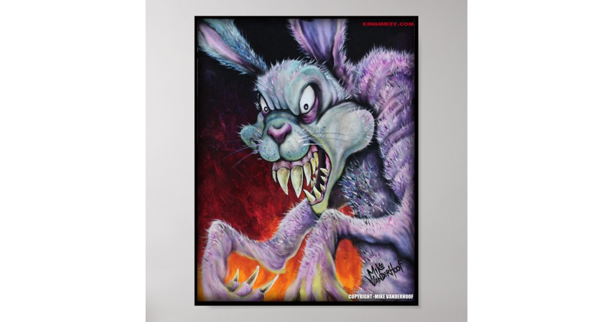 Drugs Bunny - Color Print | Zazzle