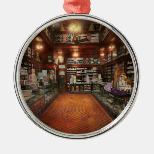 Drugstore - G.W. Armstrong drug store 1913 Metal Ornament