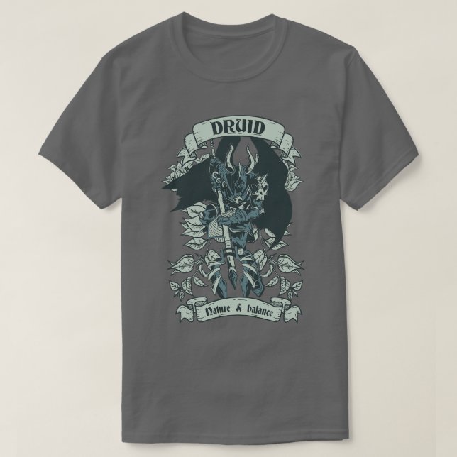 Druid Class T-Shirt (Design Front)