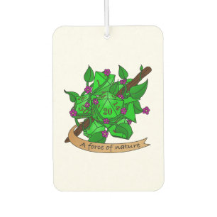 Druid Dice Design Air Freshener