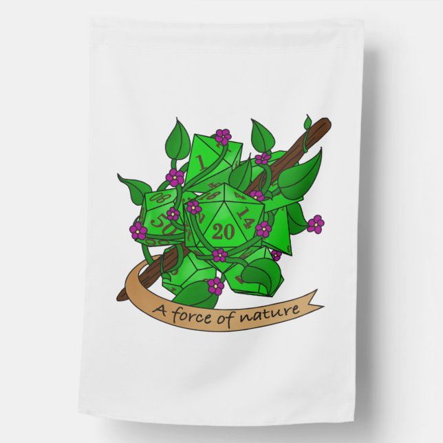Druid Dice Design House Flag (Front)