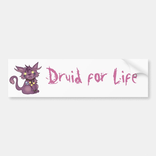 Druid for Life Bumper Sticker (Front)
