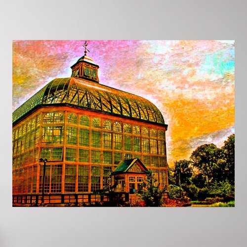 Druid Hill Conservatory Balitmore Maryland  Poster