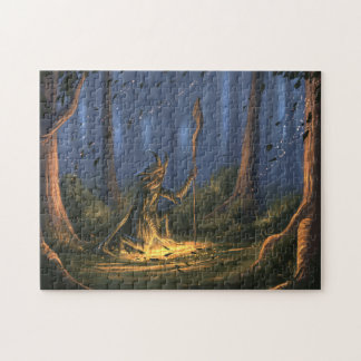 Druid in the forest jigsaw puzzle
