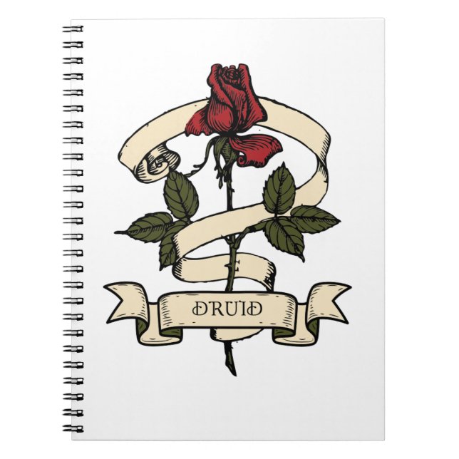 druid rose notebook (Front)