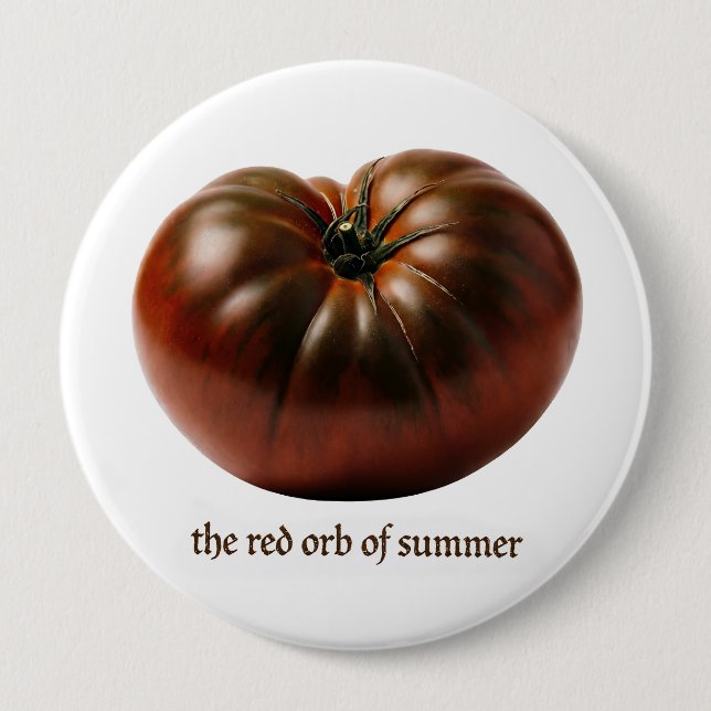 Druid Tomato of Summer Feast Large Badge Button (Front)
