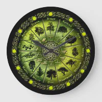 Druid Tree Calendar & Ogham clock or watch | Zazzle