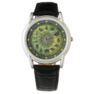 Druid Tree Calendar & Ogham clock or watch