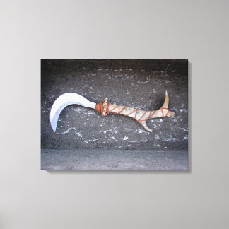 Druida, bolline, druid, sickle, wicca canvas print