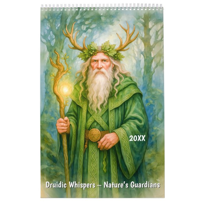 Druidic Whispers – Nature’s Guardians Calendar (Cover)