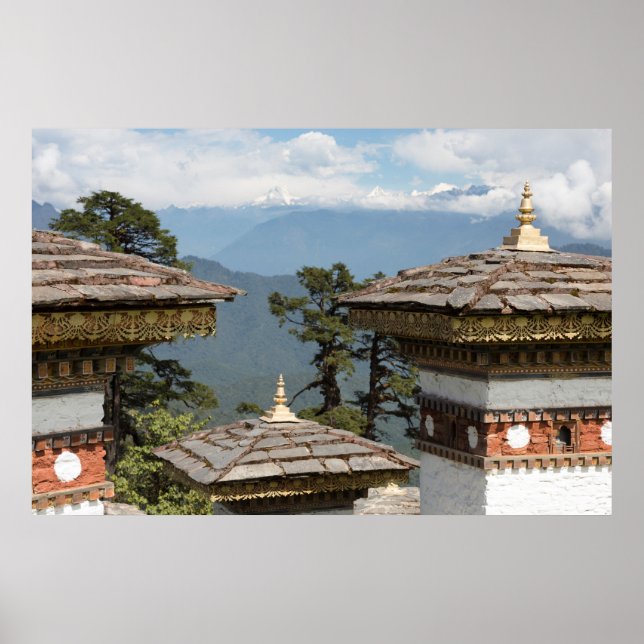 Druk Wangyal Chortens Poster (Front)