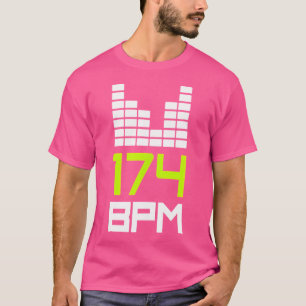 Drum And Bass 174 Bpm Dnb Music Liquid Jungle Edm T-Shirt