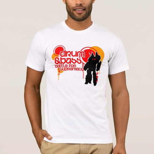Drum and Bass Battle for Supremacy T_Shirt