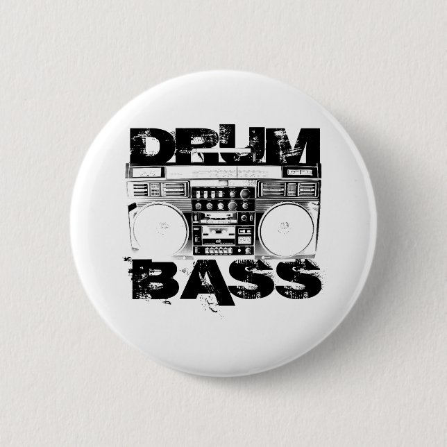 Drum and Bass Button (Front)