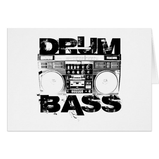Drum and Bass Cards (Front Horizontal)