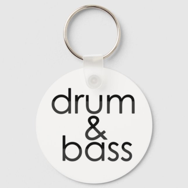 Drum and Bass Keychain (Front)