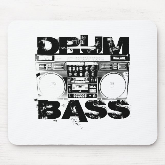Drum and Bass Mouse Pad (Front)
