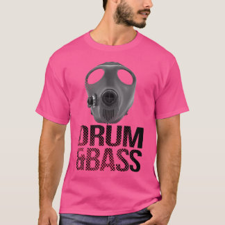 Drum And Bass T Shirt Gas Mask Design