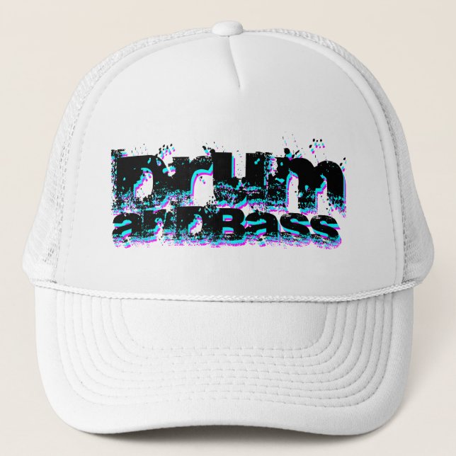 Drum and Bass Trucker Hat (Front)