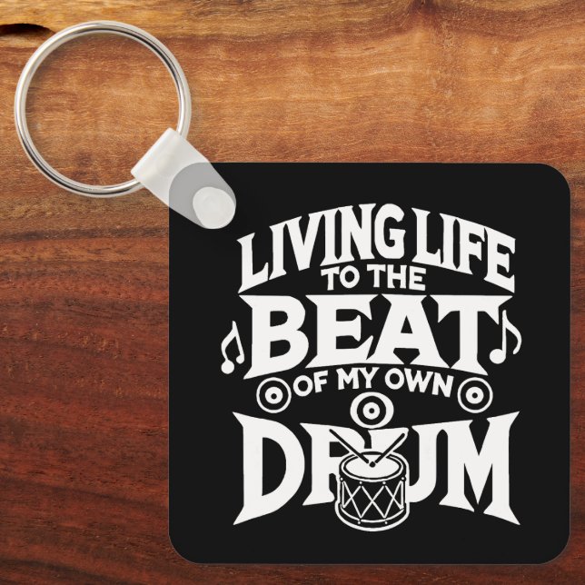 Drum Beat Keychain (Front)