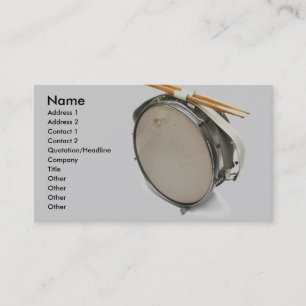 Drum Business Card