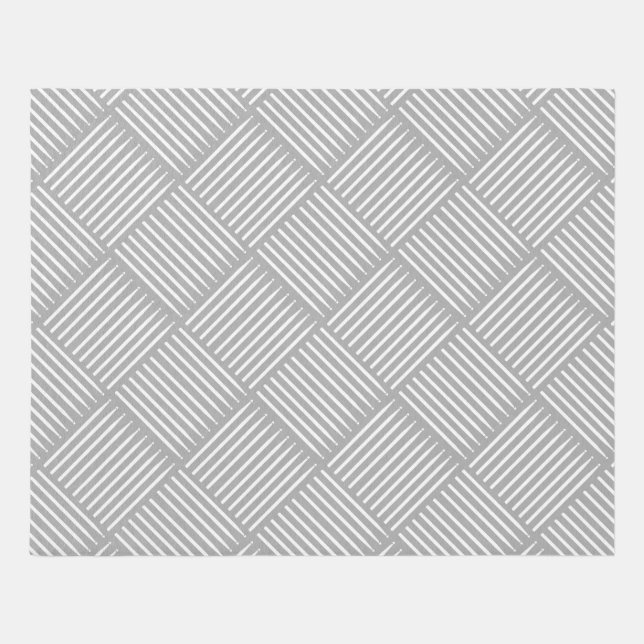Drum Crosshatch Blue  Rug (Front)