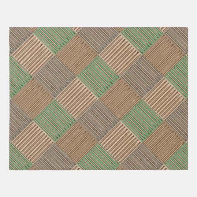 Drum Crosshatch Multicolor Rug (Front)