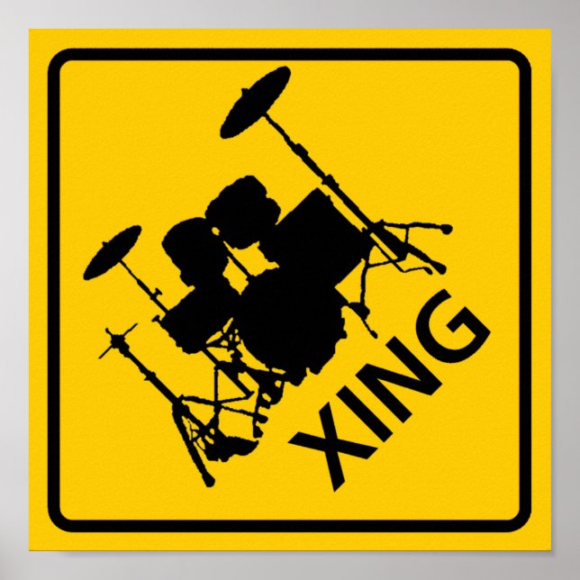 Drum Crossing Highway Sign (Front)