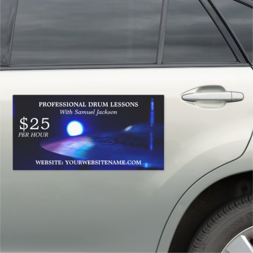 Drum Cymbal Professional Musician Car Magnet