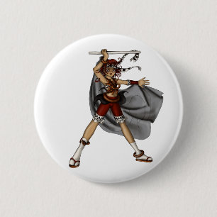 Drum Dance Pinback Button