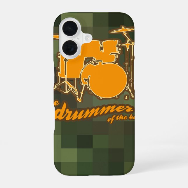 Drum drummer rock iphone case (Back)