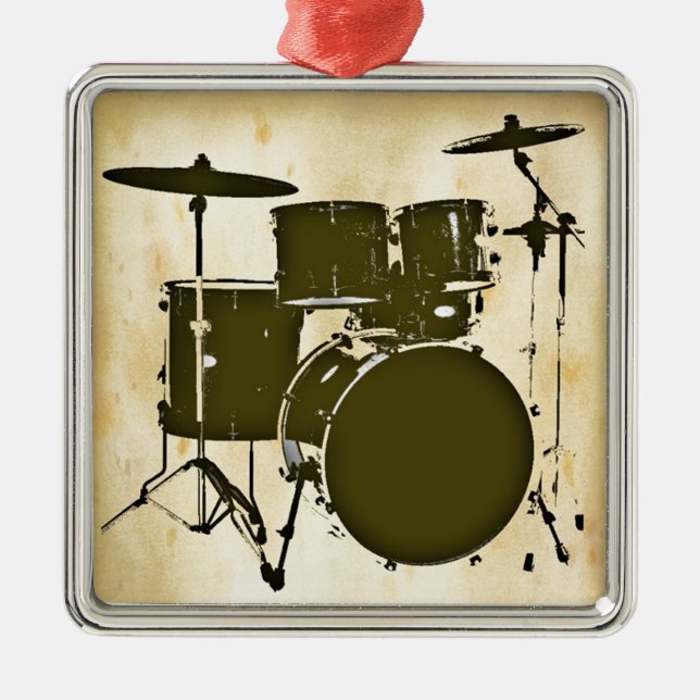 drum / drums metal ornament (Front)