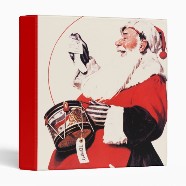 Drum for Tommy 3 Ring Binder (Front/Spine)