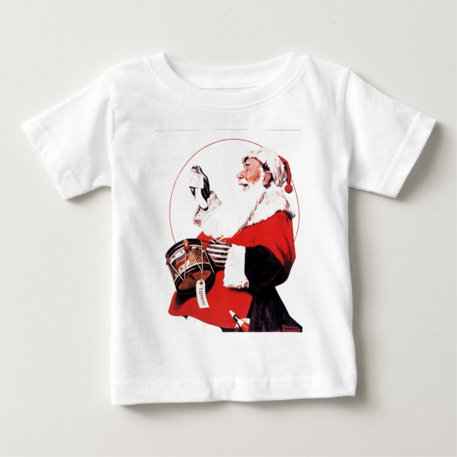 Drum for Tommy Baby T-Shirt (Front)