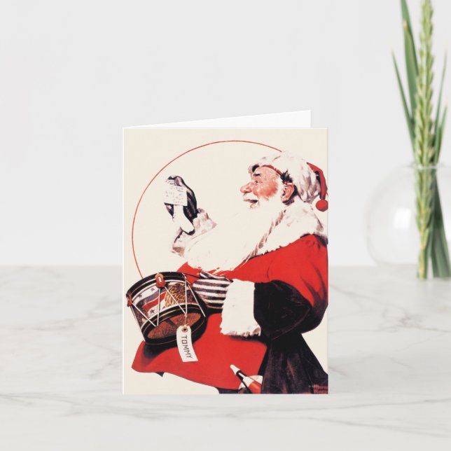 Drum for Tommy Holiday Card (Front)