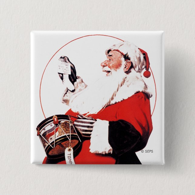 Drum for Tommy Pinback Button (Front)
