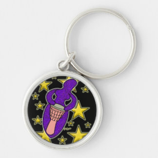 Drum Goddess Keychain Premium Round