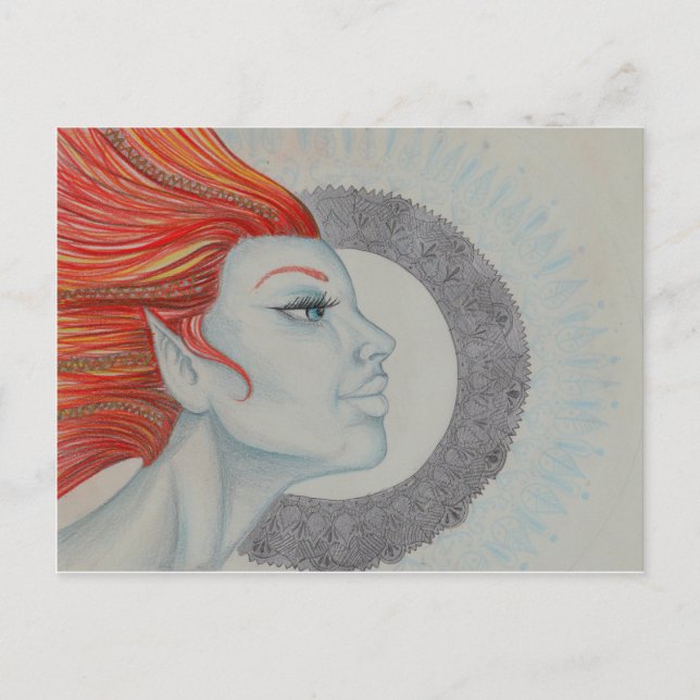 Drum Goddess Postcard (Front)