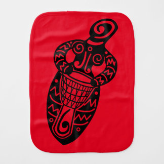 Drum Goddess v.2 Baby Burp Cloth