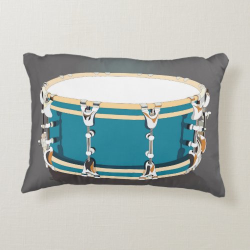 Drum _ Grey Accent Pillow