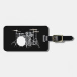 &quot;drum Kit 2&quot; Design Gifts And Products Luggage Tag at Zazzle