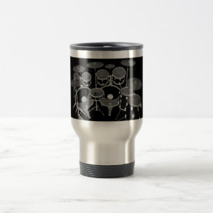 Drum Kit 3D Model: Custom Travel Mug