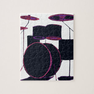 Drum Kit Art Jigsaw Puzzle