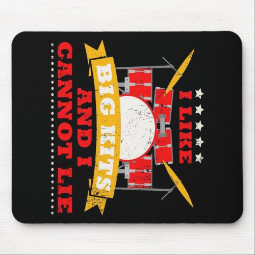 Drum Kit Band Drummer_Blanket Mouse Pad