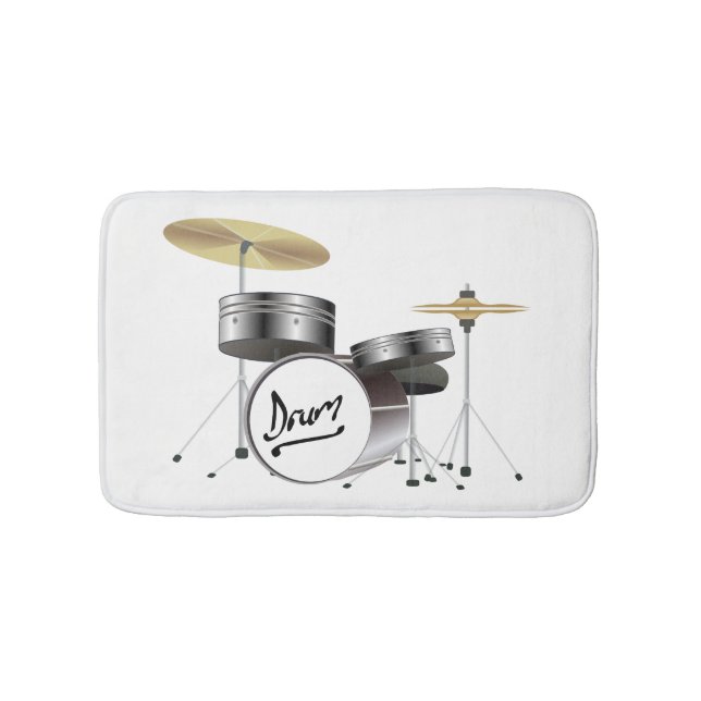 Drum Kit Bath Mat (Front)