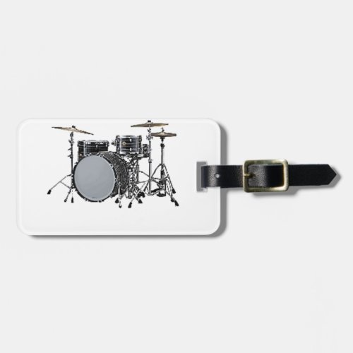 Drum kit design gifts and products Luggage Tag