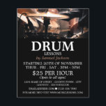 Drum Kit, Drum Lessons Advertising Flyer<br><div class="desc">Drum Kit,  Drum Lessons Advertising Flyers By The Business Card Store.</div>