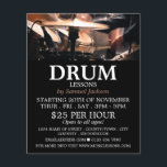 Drum Kit, Drum Lessons Advertising Flyer<br><div class="desc">Drum Kit,  Drum Lessons Advertising Flyers By The Business Card Store.</div>