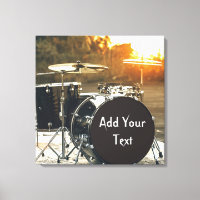 Drum Kit Drummer Rock Personalize Customize